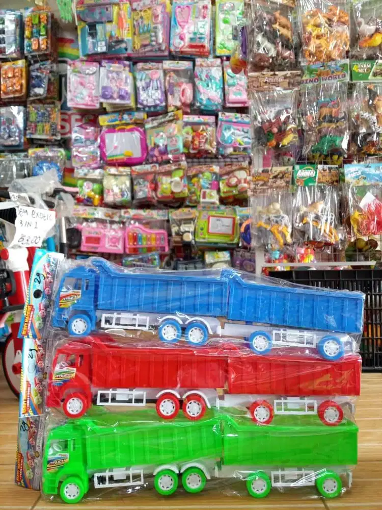 mainan anak truck gandeng