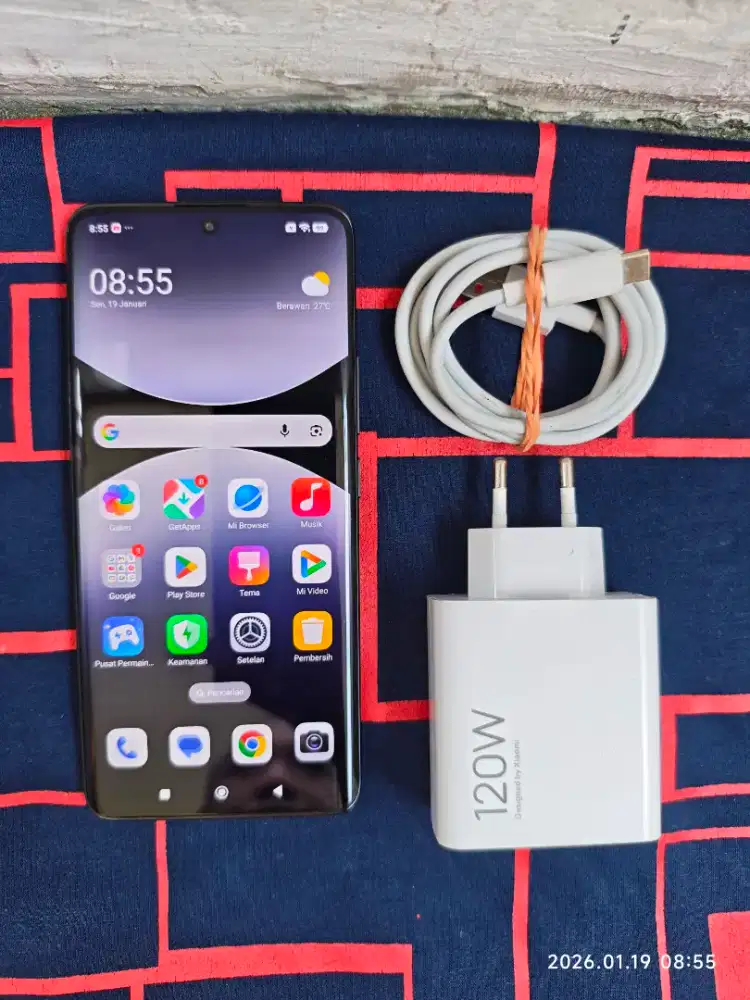 Redmi note 14 Pro Plus 5G 12/512 (Hp + Cas Ori 120w) Segel mulus