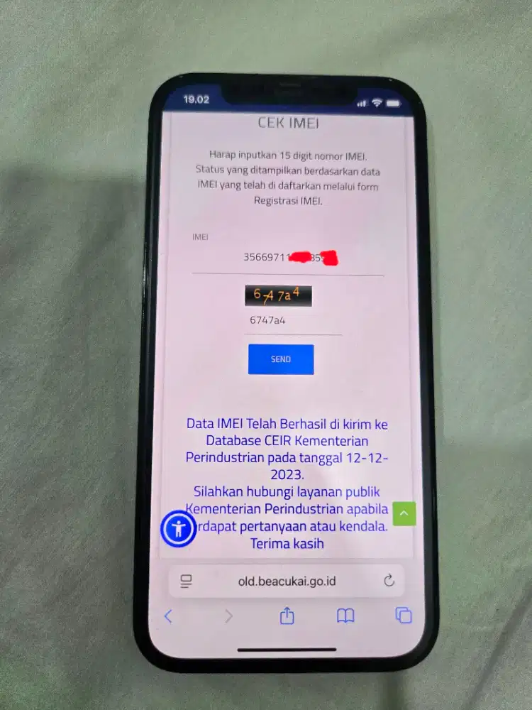 iPhone 12 Pro 512GB - Resmi Beacukai (IMEI Aman) - Tangan Pertama