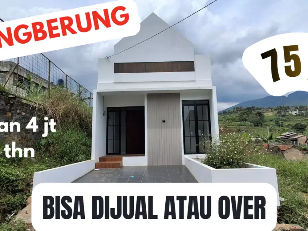 bisa over kredit langsung cicil rumah siap huni di ujungberung bandung