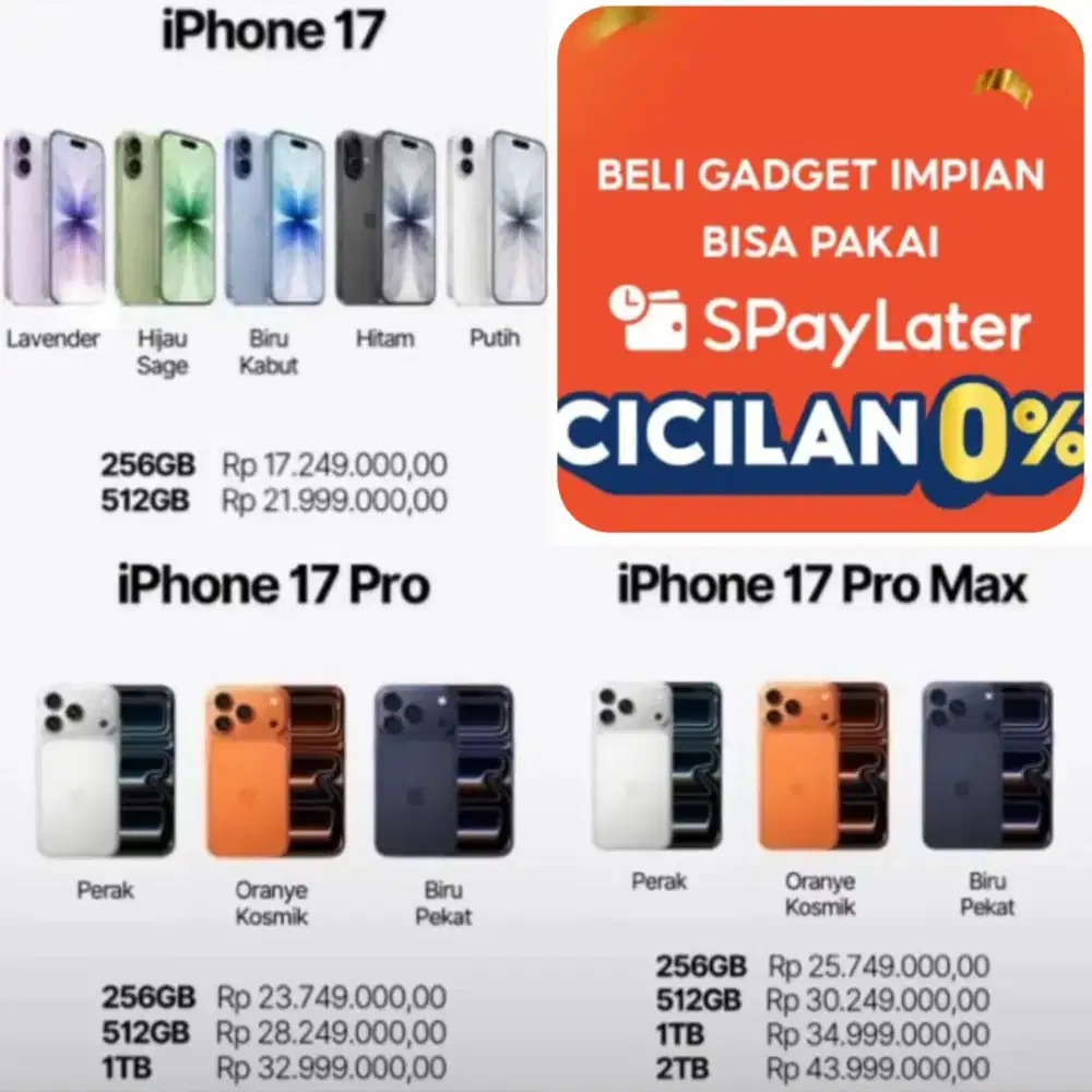 iPhone 17 pro 256gb