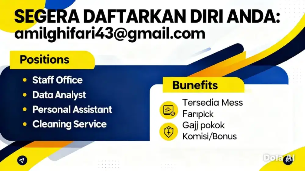 di butuh tenaga kerja terbaru 2026