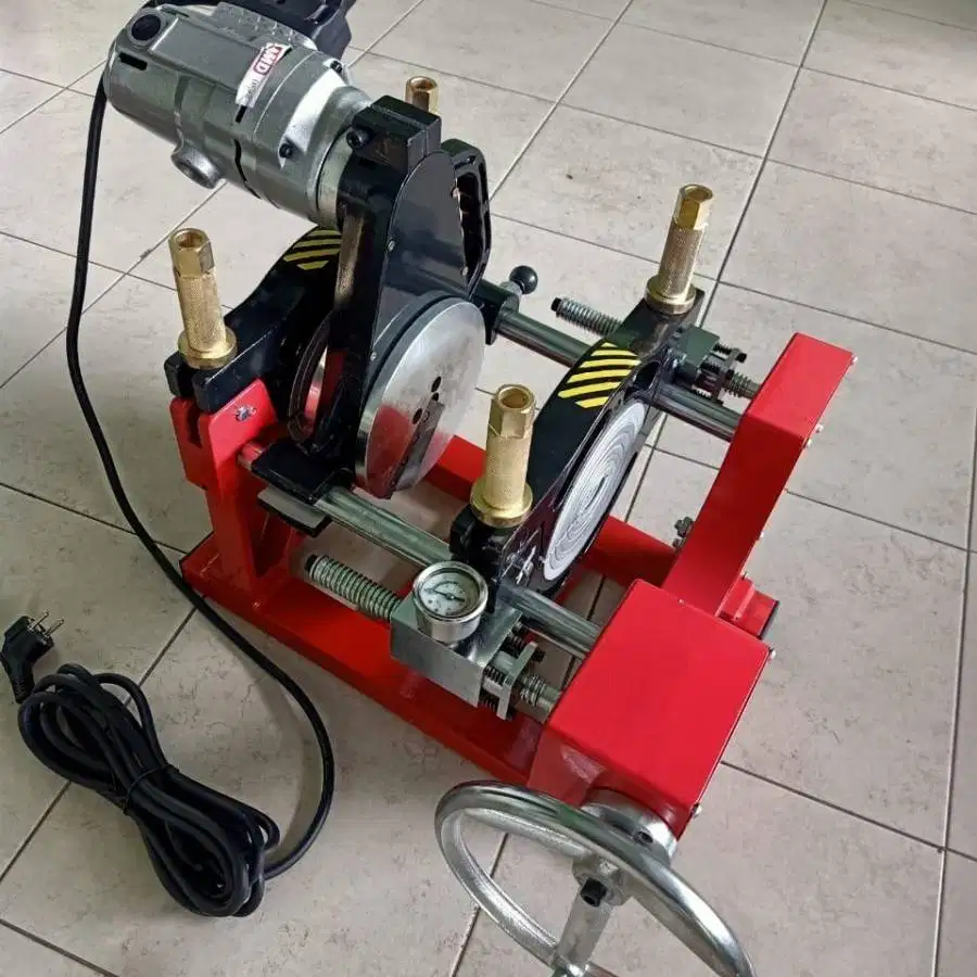 Mesin Pipa Hdpe 160mm 2 Clamp Type Y Manual | Mesin Ready Stok