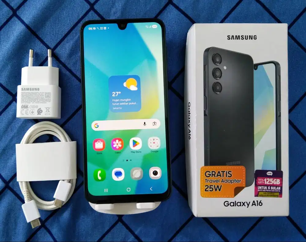 SAMSUNG A16 8GB | 128GB BLACK RESMI