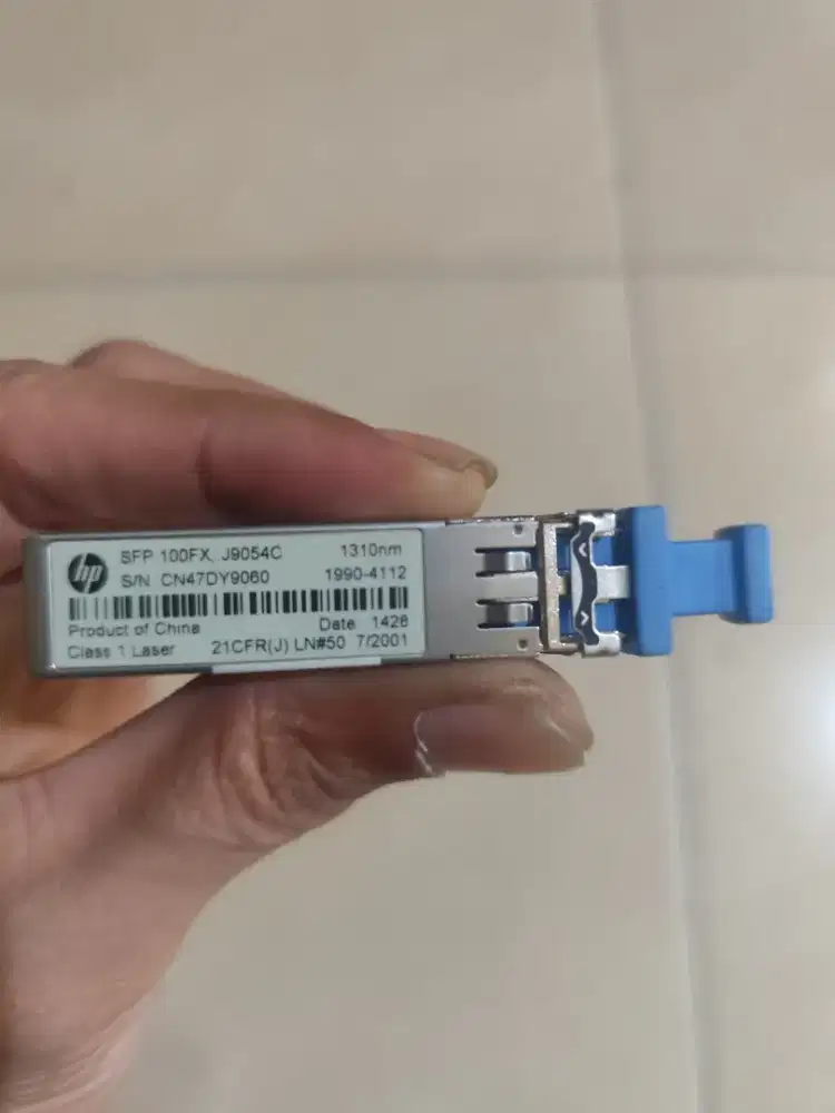 HP X111 100M SFP LC FX Transceiver - J9054C