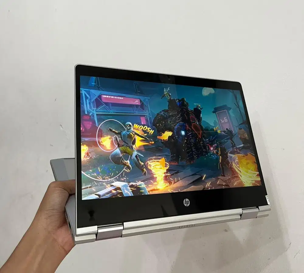 LAPTOP LAYAR SENTUH BISA DI LIPAT MERK HP AMD RYZEN 5 RAM 16GB