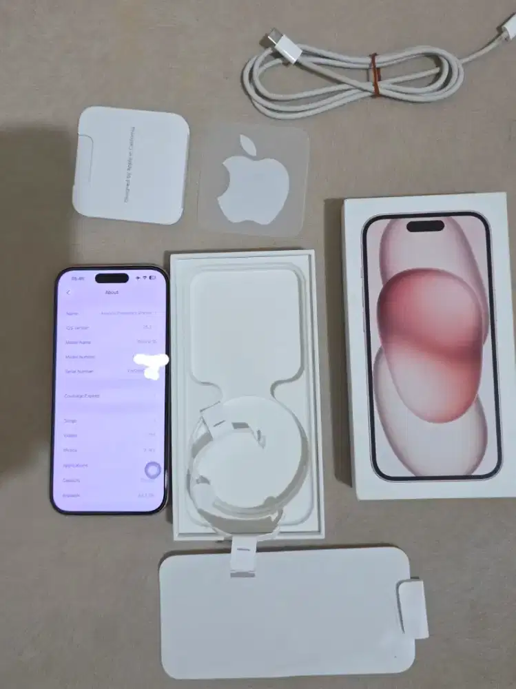Iphone 15 128gb Pink ex Ibox garansi resmi Indonesia