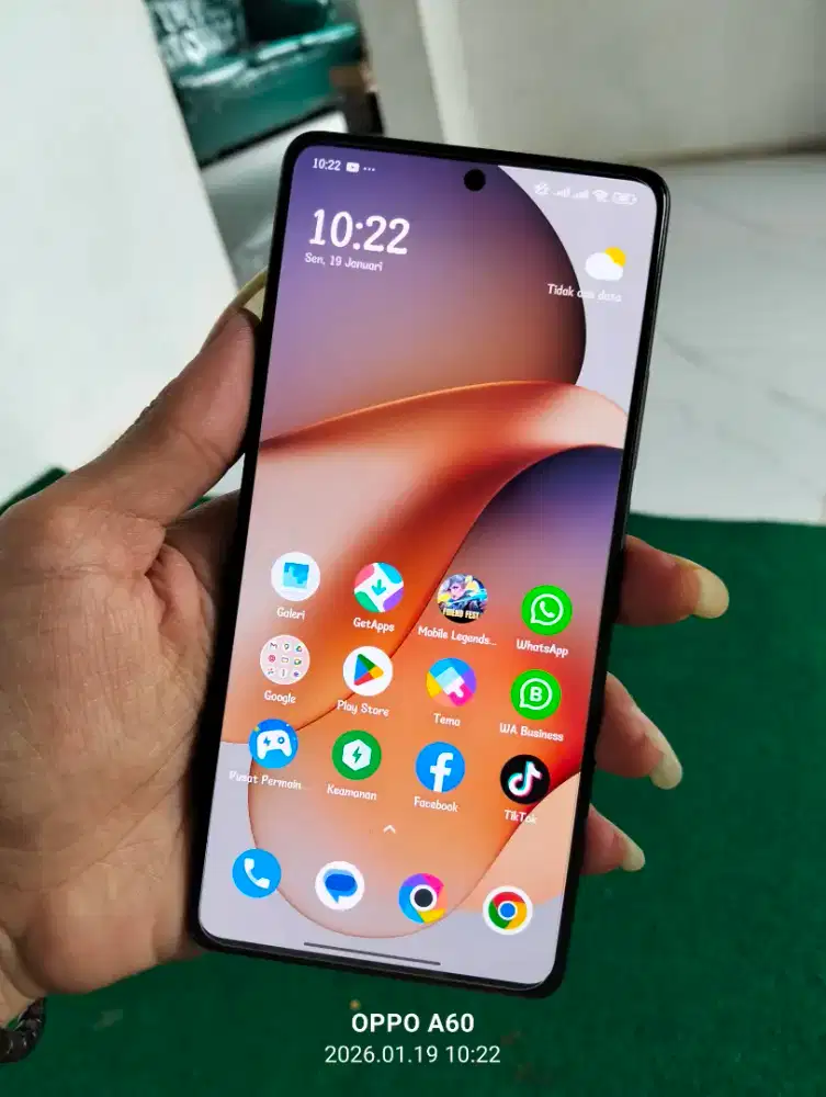 Poco F5 jaringan 5G ram 12/256gb mulusss total no lecet fullset