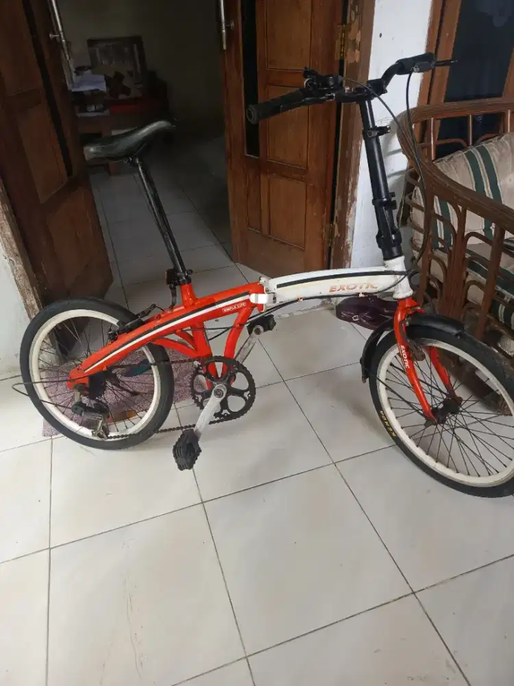 Sepeda lipat exotic U20 murah