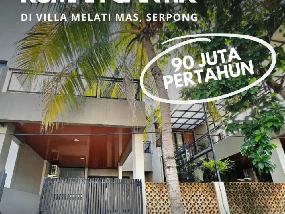 Villa Melati Mas – BSD City Hunian nyaman di kawasan tenang & strategis, ideal untuk keluarga yang mengutamakan kualitas hidup.