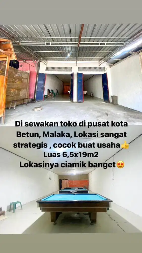 Di Sewakan toko lokasi pusat kota Betun Malaka ,ciamik , bagus