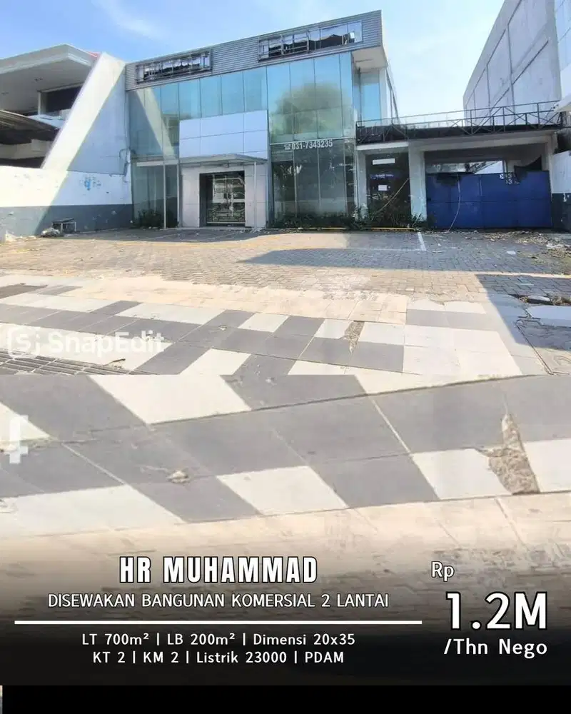 Bangunan Komersial di HR. Muhammad surabaya dekat Pakuwon, Citraland