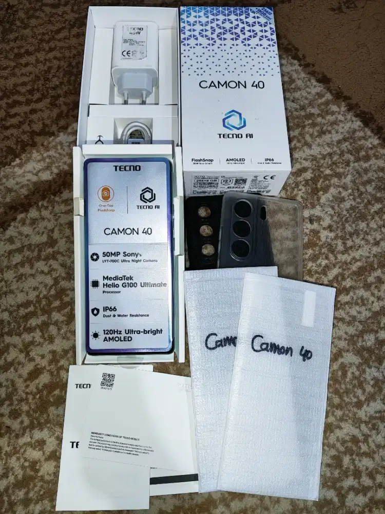 Tecno camon 40 garansi resmi