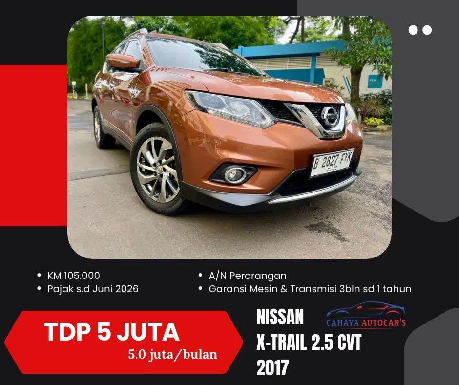 Xtrail 2.5 at 2017 Tdp5JT Nissan X-trail ertiga trax captiva sx4 matic