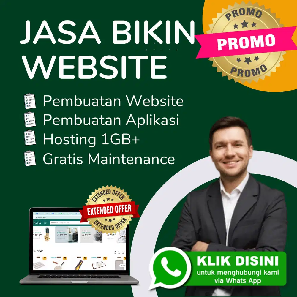 Pembuatan Website Profil Usaha Profepsional - Harga Bersahabat