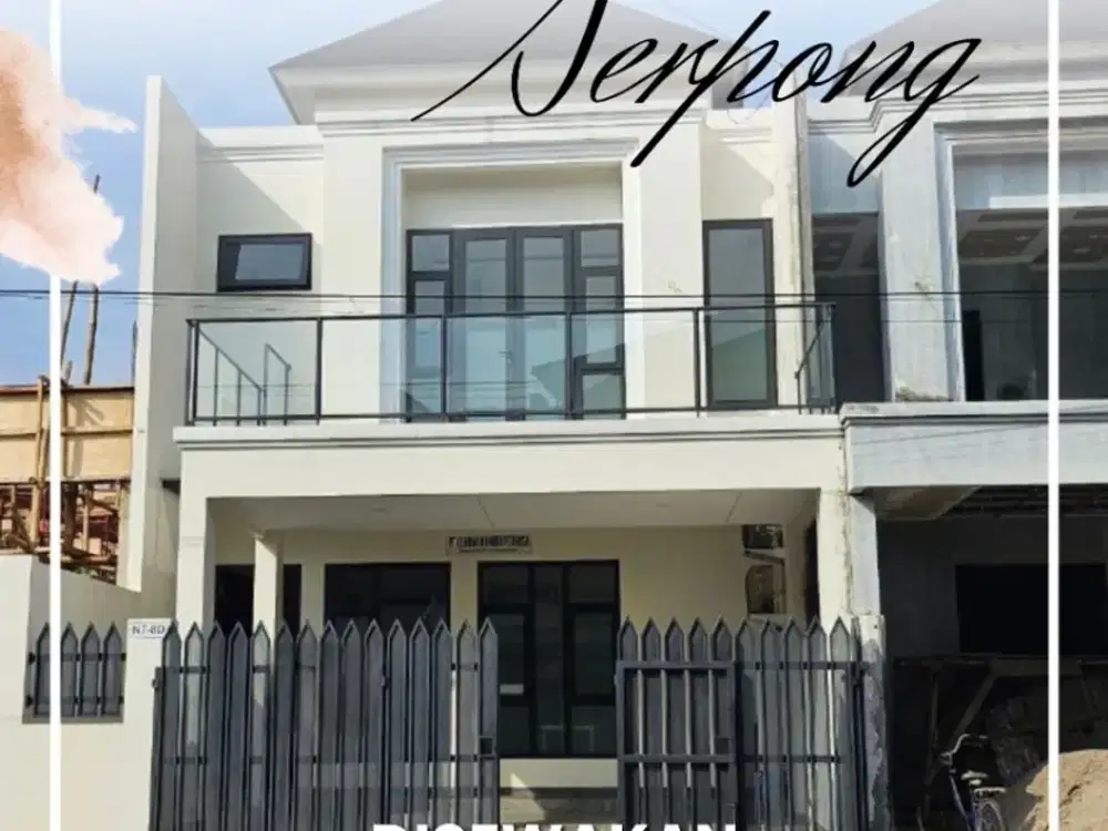 Rumah Baru Bangun – Siap Huni MELATI MAS VISTA,BSD CITY  Hunian modern dengan tata ruang nyaman, cocok untuk keluarga maupun ekspatriat