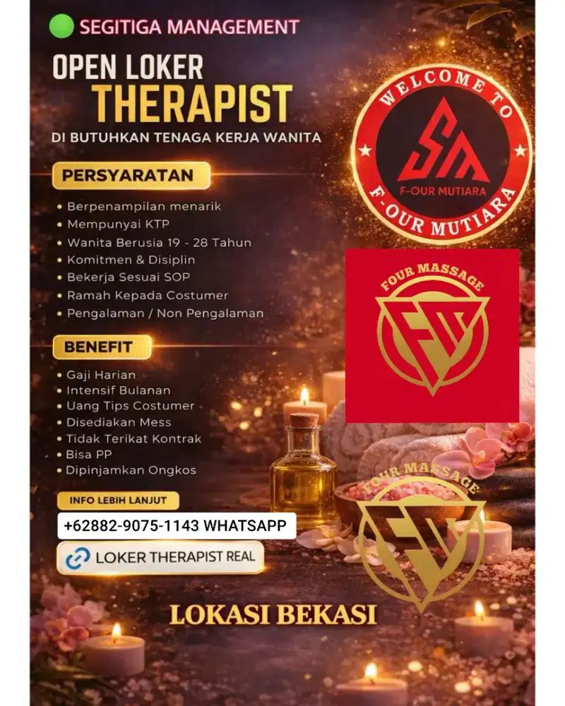 Lowongan kerja therapist area bekasi