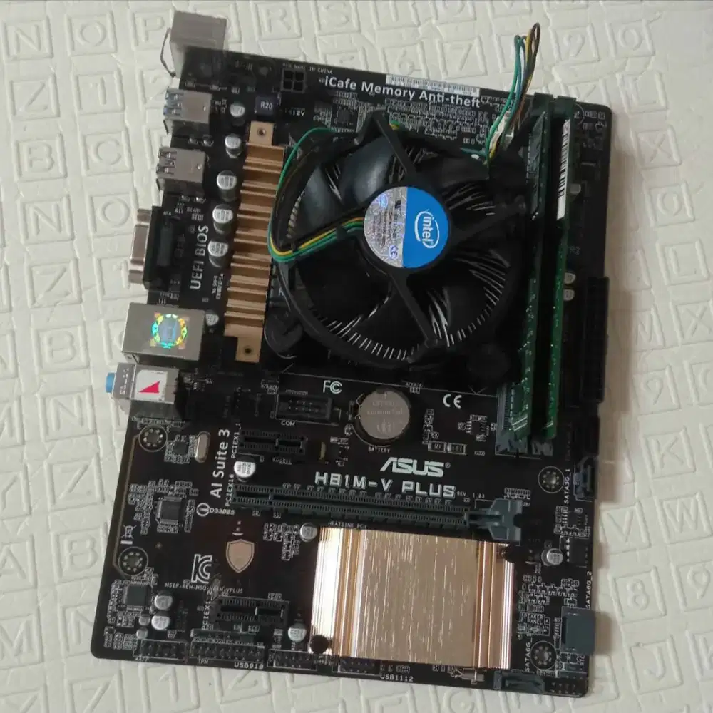 ASUS H81 + Intel Core i5-4570 + Ram 8GB