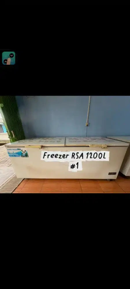 Freezer Box 1200 Liter - Kapasitas Jumbo, Mesin Joss, Masih Mulus!