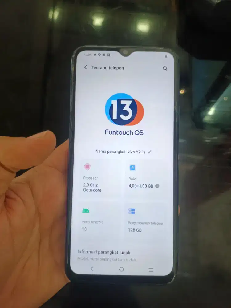 Vivo Y21S 4+1/128 Hp carger original NETT no NEGOO