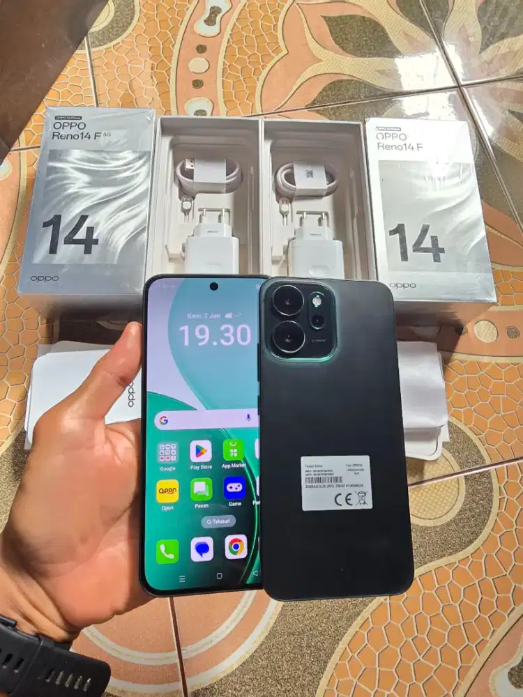 Oppo reno 14f 5g 8/156 mulus lengkap garansi