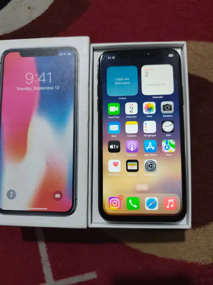iPhone X 256GB Lengkap