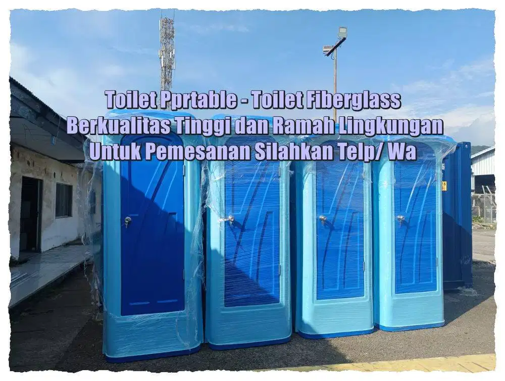 Toilet Proyek- Toilet Umum- Toilet Outdoor- Toilet Portable- Terjangka