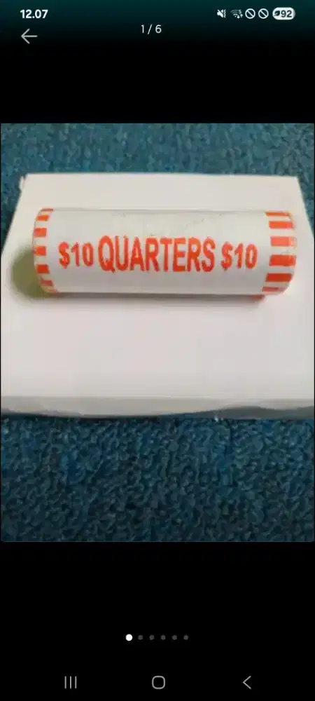Dijual uang koin quarter dollar