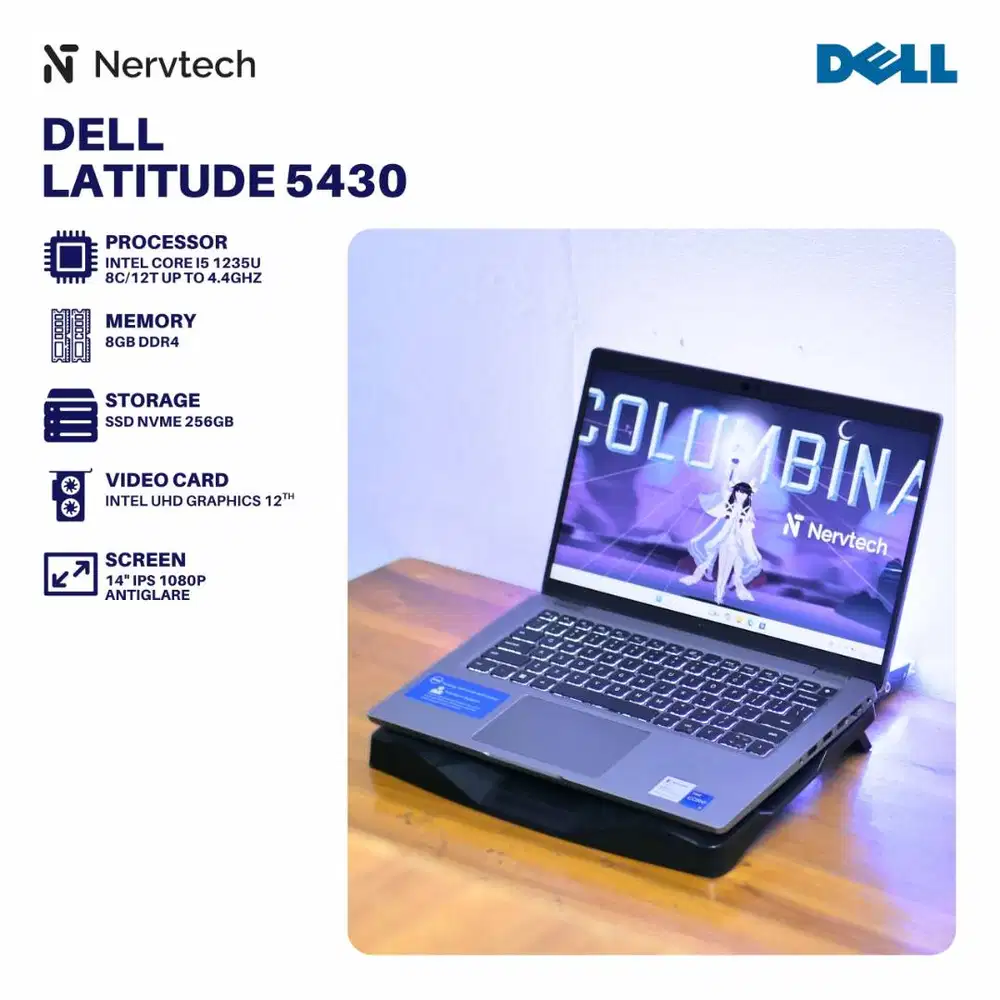 Dell Latitude 5430 Core i5 1235U Gen 12 8GB/256GB 14 inch 1080p FP