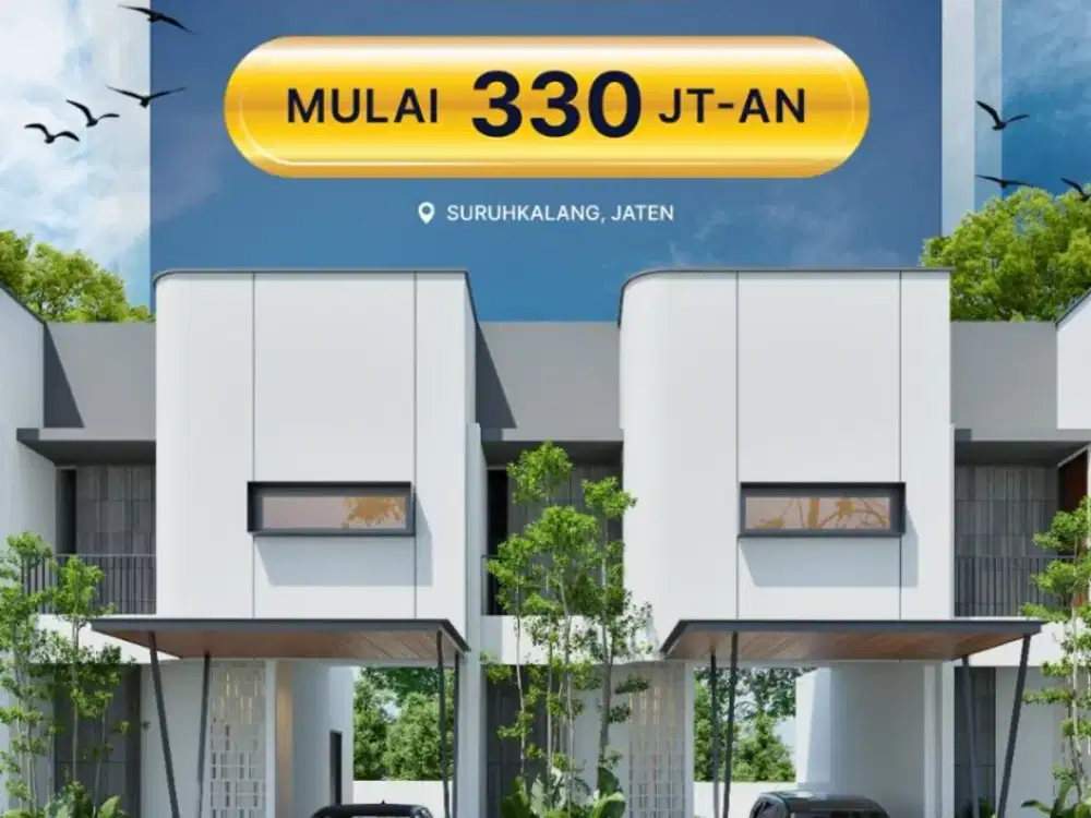 JUAL RUMAH MEWAH 2 LANTAI 300 JUTAAN DI KARANGANYAR