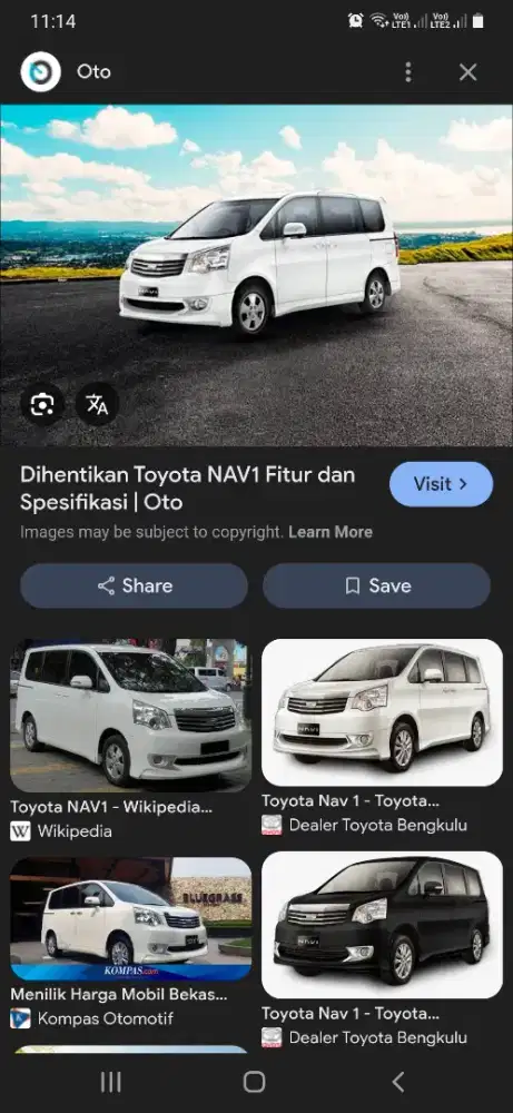 Dicari WTB toyota nav1 2013 matic