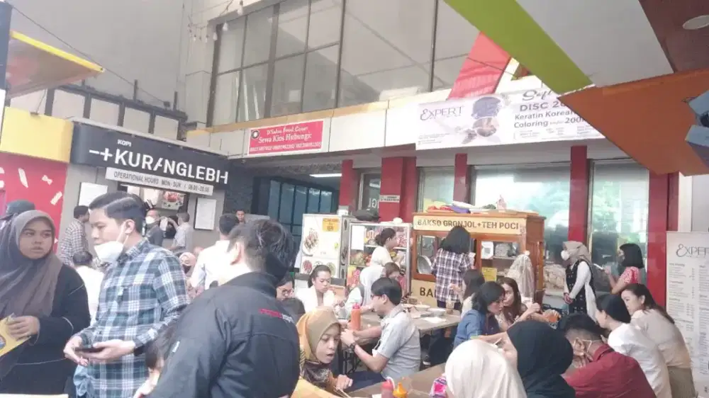 SEWA Kios Food Court Kantin PujaSera Warung Makan Terjangkau Strategis