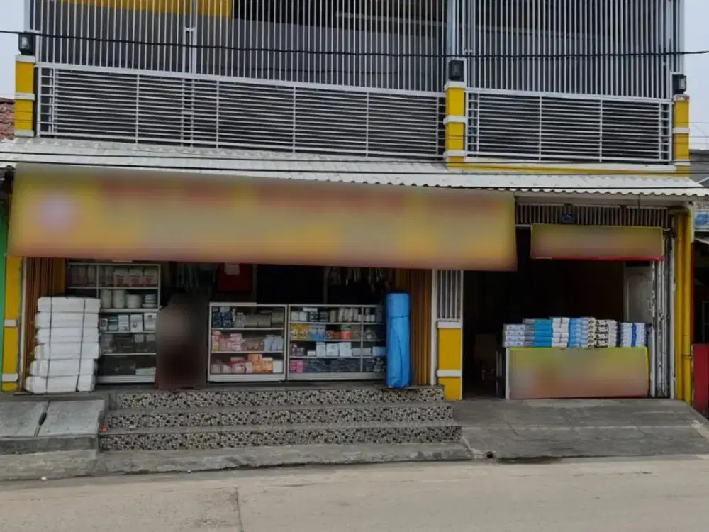 Di Jual Rumah 2 Lantai & Toko Pinggir Jalan Utama Pasar Perumnas Telukjambe Harga Nego Sampai Deal