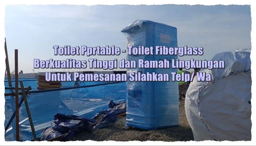 Closet Jongkok/ Duduk WC Portable, Toilet Modern, Toilet Portable, Har