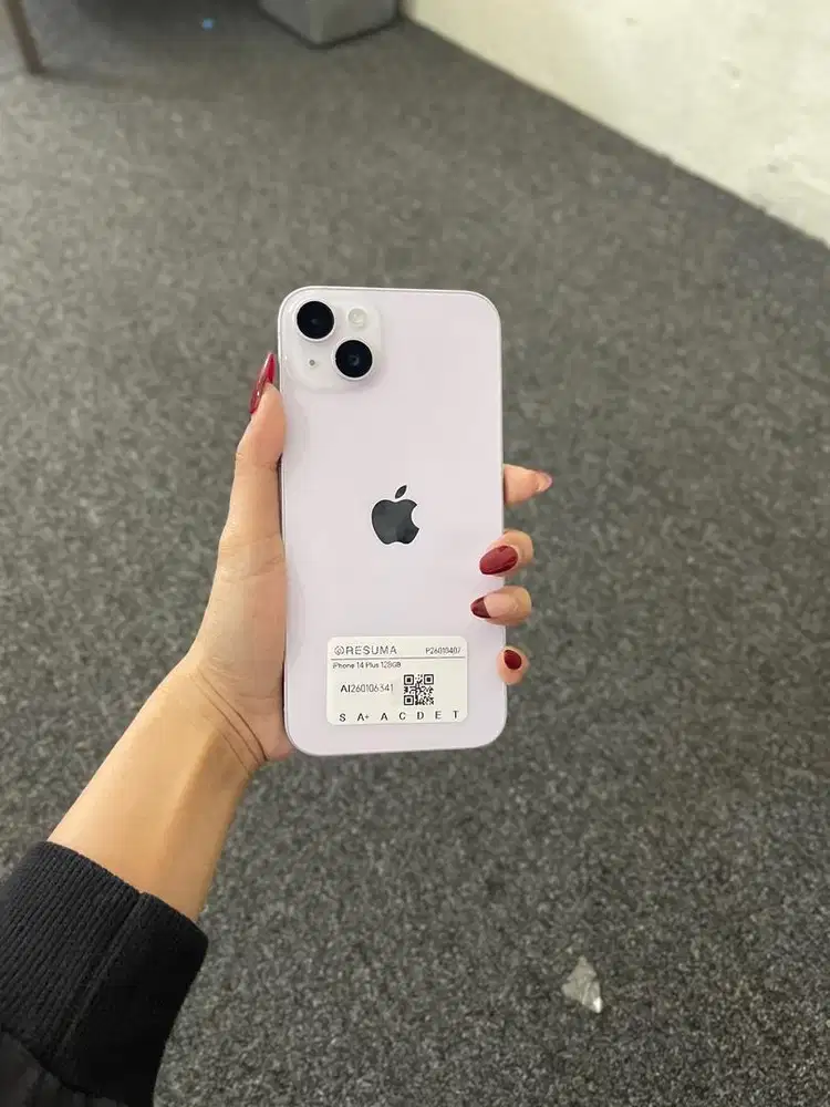 iphone 14 plus 128GB fullset mulus nominus terima tt cod kredit