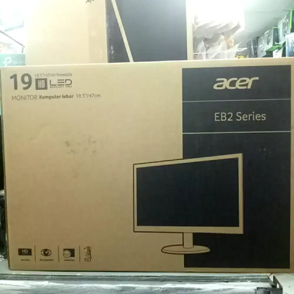 MONITOR LED ACER 19 INCH KONDISI BARU DUS BLM DIBUKA (BNIB)