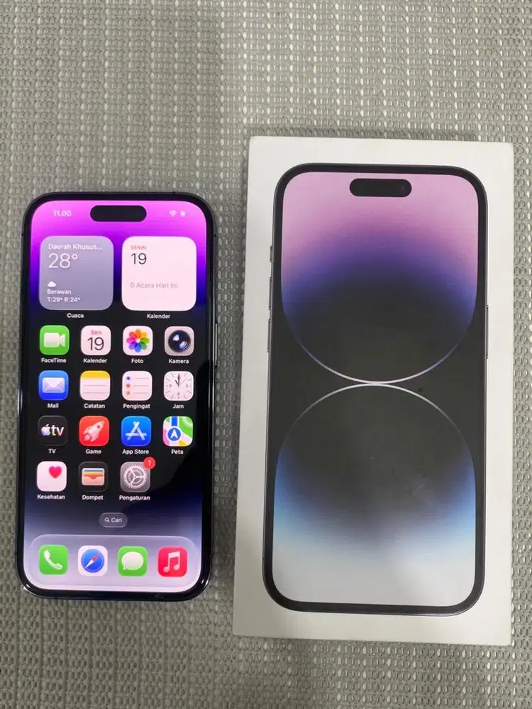 IPHONE 14 PRO 128GB IBOX SECOND DEEP PARPULE