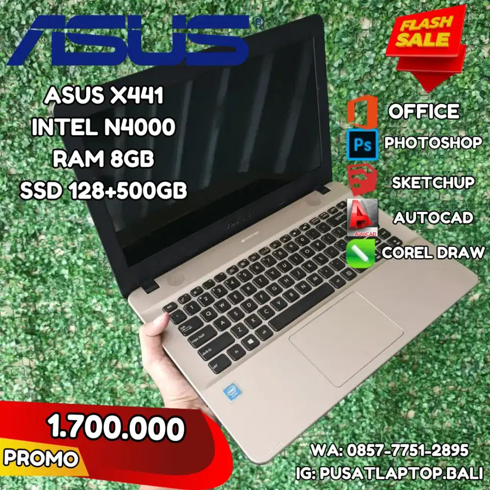Jual laptop asus x441