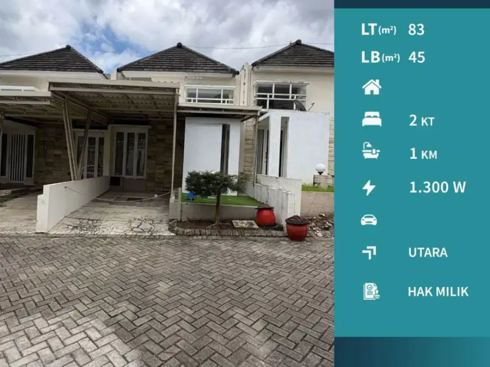 Dijual Rumah Full Furnish di Junrejo Batu Dekat Jatim Park