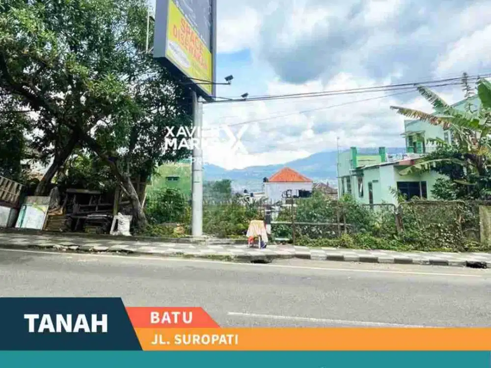 Dijual Tanah Sangat Strategis Di Poros Jalan Raya Suropati Kota Batu