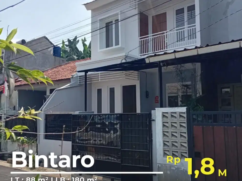 Rumah Siap Huni area Bintaro Tangerang Selatan