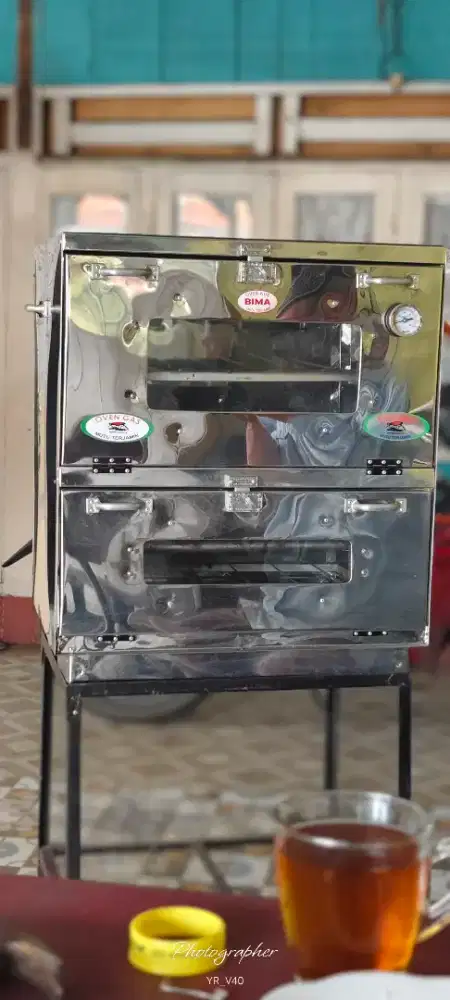 Oven Gas  Steinless + Kaki