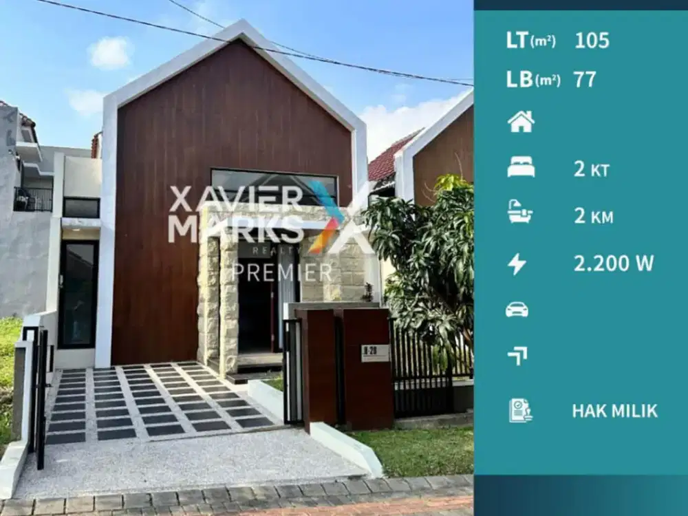 Dijual Rumah Baru Gress Cantik di Austinville Dieng Malang