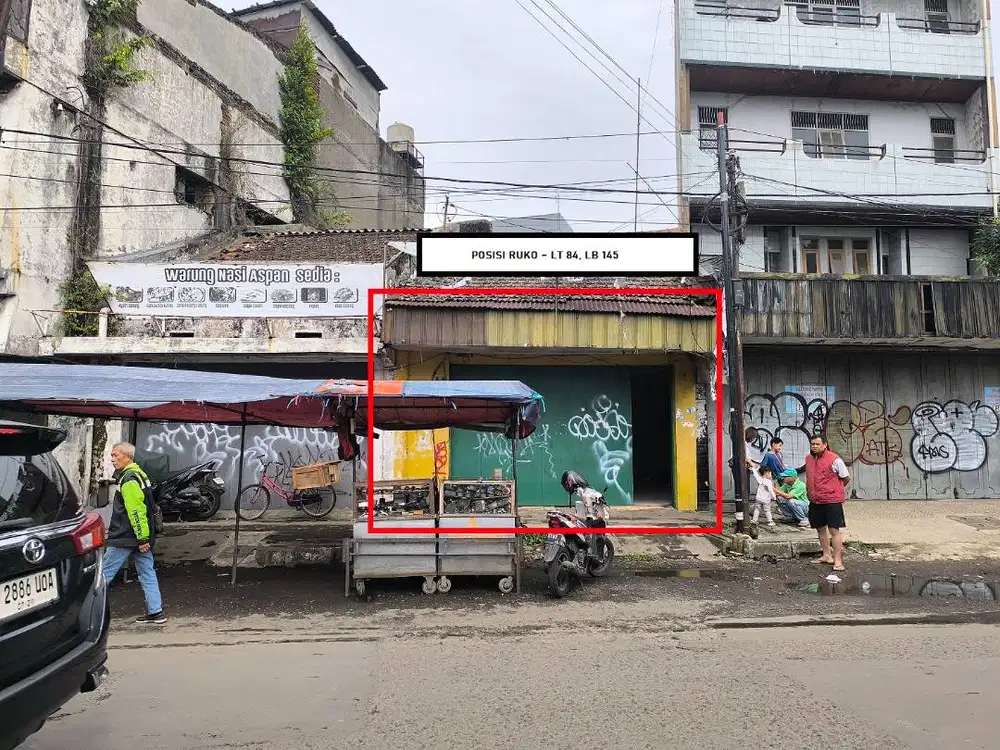 Disewakan Ruko Mainroad Astana Anyar | Dekat Pasar, Cocok Segala Usaha