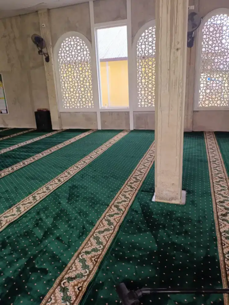 Tersedia Karpet sajadah Masjid import pembelian menyesuaikan kebutuhan