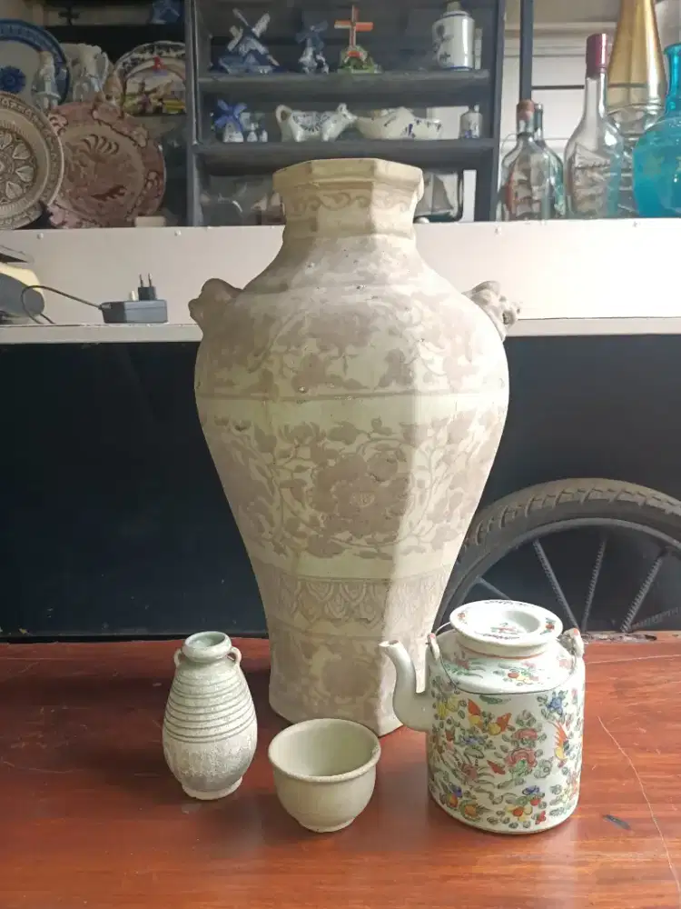 4 buah barang China koleksi.antikgucindan lain2