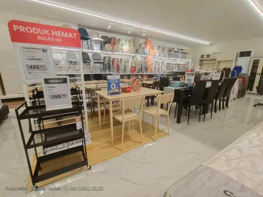 PESTA GAJIAN AWAL TAHUN Selma Cilegon Set meja makan Lamira dikson 50%