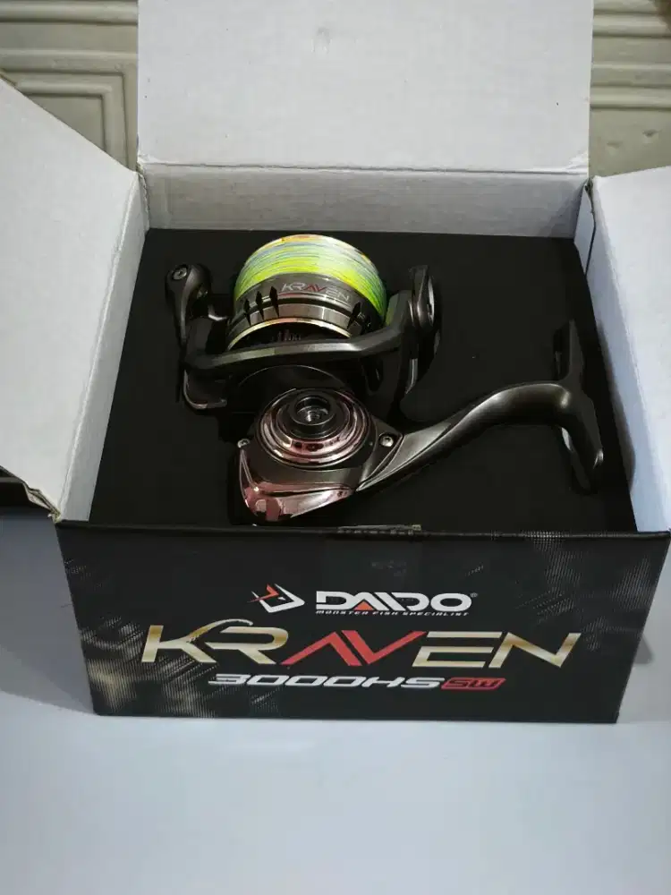 Reel Daido kraven HSSW 3000 (Baru beli, belum di pakai)