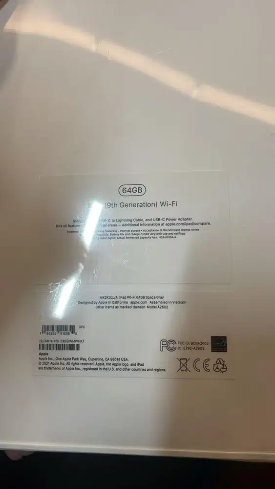 Ipad 9 64 inter bnib