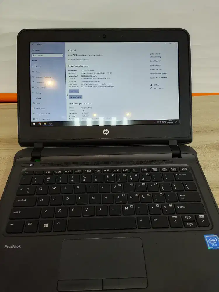 Laptop HP ProBook 11 g1-g2 ram4 celeron